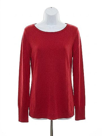 Tribal Women's Long Sleeve Pullover Sweater in Bordeaux (view 1)