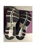 Asics 100% Other Print Black Silver Sneakers Size 8 - photo 7