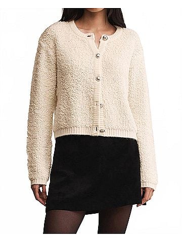 Z Supply Maxie Fluffy Cardigan in Warm White (view 2)