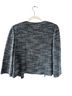 St. John Tweed Blue Green Black Blazer Size 8 - photo 2