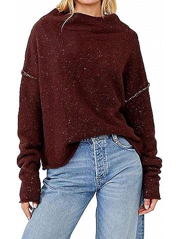 Free People San Vicente Pullover Sweater in Birch Bark (view 2)