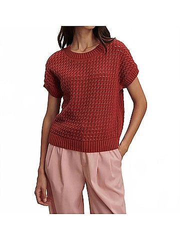 Varley Denny Knit Top in Bossa Nova (view 2)