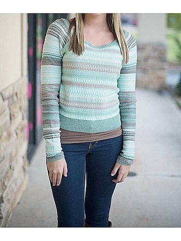 Free People Pullover Twinkle Star in Mojito (view 2)