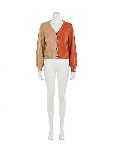 Z Supply Nova Two Color Cardigan in Chili (view 1)