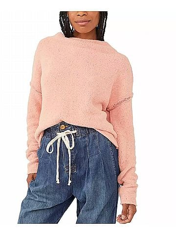 Free People San Vicente Pullover in Cherry Peach Combo (view 2)