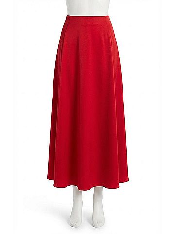 Z Supply Northpointe Midi Skirt in Festive Red (view 1)