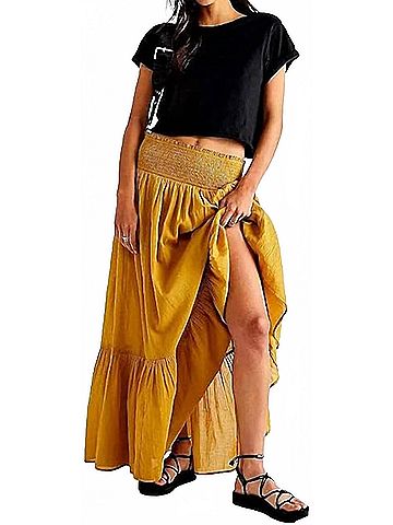 Free People Follow Rivers Convertible Skirt in Cleopatra (view 2)