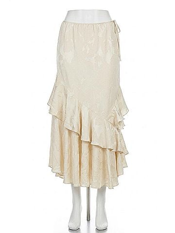 Free People Autumn Promenade Maxi Skirt in Tea (view 1)