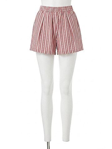 Steve Madden Malena Stripe Short in Dusty Brick (view 1)