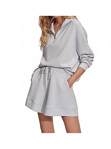 Varley Alder High Rise Short 5.5 in Grey Dawn (view 2)
