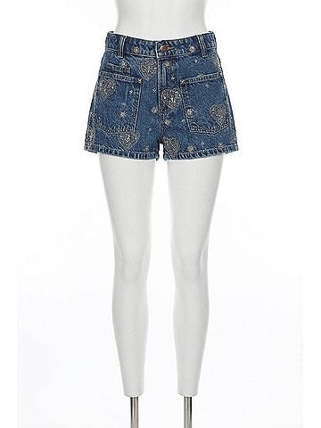 Free People Bettie Embroidered Short in Be Mine (view 1)