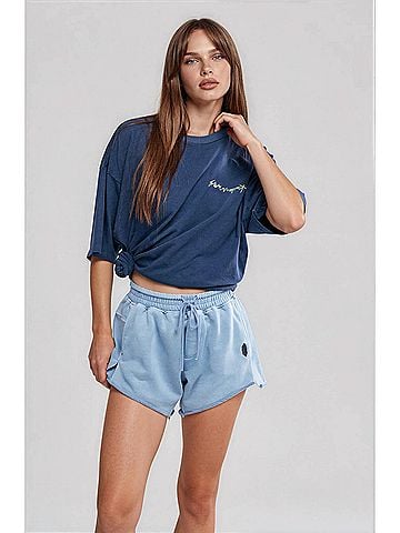 Free People Knockout Shorts in Dark Slate (view 2)