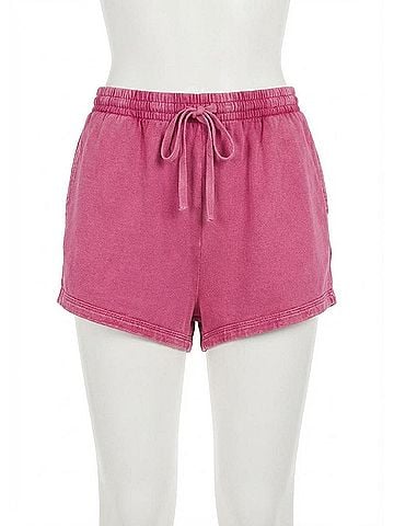 Z Supply Domingo Shorts in Sweet Plum (view 1)