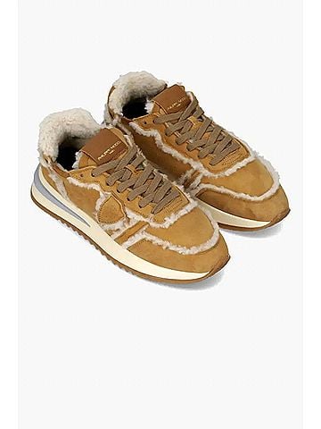 Philippe Model Women's Tropez 2.1 Low Sneaker in Cognac (view 2)