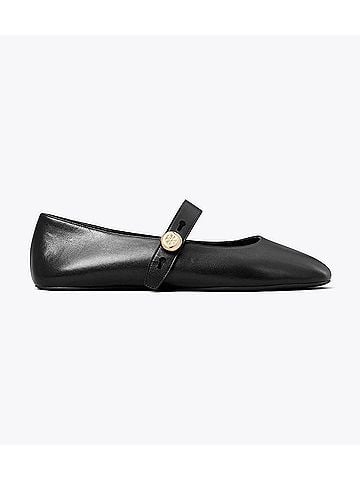 Tory Burch Women's Romy Mary Jane Flats in Perfect Black (view 1)