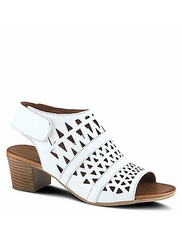 Spring Step Women's Dorotha Sandal in White (view 2)