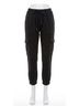 GiGi Moda Solid Black Cargo Jogger Pants in Black One size - photo 1