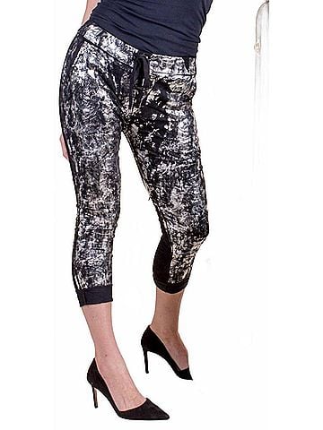 GiGi Moda Grazina Tie-Waist Pants in Black (view 2)