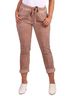 GiGi Moda Solid Brown Zola Stud Pants in Camel One size - photo 2