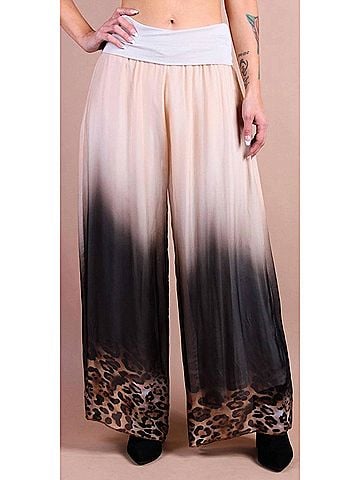GiGi Moda Savanna Silk Pant in Cream (view 2)