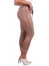 GiGi Moda Solid Brown Zola Stud Pants in Camel One size - photo 4