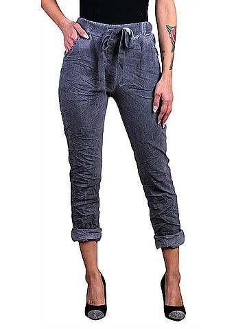 GiGi Moda Zola Stud Pants in Charcoal (view 2)