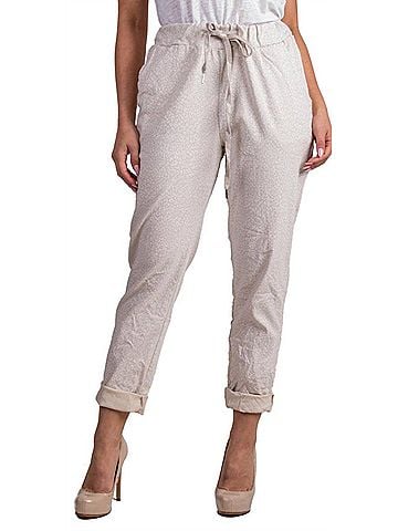 GiGi Moda Cornelia Cheetah Print Pant in Beige (view 2)