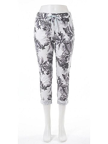 GiGi Moda Cornelia Floral Pants in Charcoal (view 1)