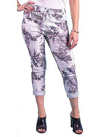 GiGi Moda Cornelia Floral Pants in Charcoal (view 2)