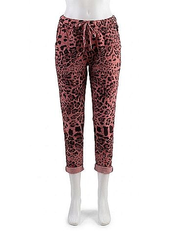 GiGi Moda Cornelia Leopard Pants in Sienna (view 1)