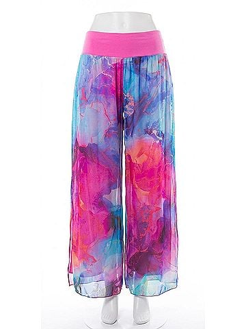 GiGi Moda Jasmin Tempesta Slit Pant in Hot Pink (view 1)