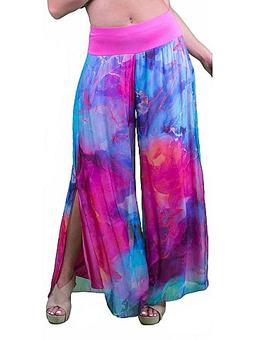 GiGi Moda Jasmin Tempesta Slit Pant in Hot Pink (view 2)