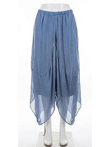 GiGi Moda Macha Wide Leg Pants in Blue (view 1)