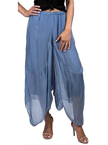 GiGi Moda Macha Wide Leg Pants in Blue (view 2)