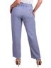GiGi Moda Solid Blue Palermo Linen Pull-On Pants in Blue One size - photo 4