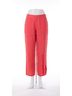 GiGi Moda Solid Red Palermo Linen Pull-On Pants in Coral One size - photo 1