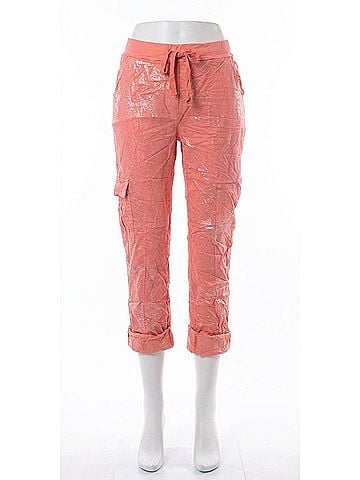 GiGi Moda Umbria Cotton Cropped Pants in Coral (view 1)