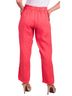 GiGi Moda Solid Red Palermo Linen Pull-On Pants in Coral One size - photo 5