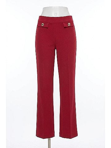 Joseph Ribkoff Pull On Wide Leg Trouser Pants in Deep Cherry (view 1)