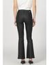 Dear John Solid Black Jaxtyn Coated Bootcut Pants in Black Size 30 - photo 4