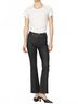 Dear John Solid Black Jaxtyn Coated Bootcut Pants in Black Size 28 - photo 2