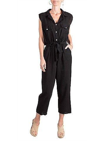 GiGi Moda La Tela Jumpsuit in Black (view 2)