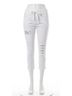 GiGi Moda Solid White Toppa Sequin Pants in White One size - photo 1