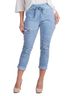 GiGi Moda Solid Blue Toppa Sequin Pants in Blue One size - photo 2