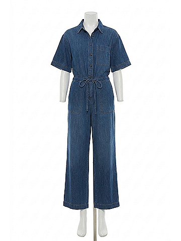 Z Supply Elsie Jumpsuit in Denim (view 1)