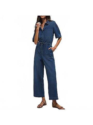Z Supply Elsie Jumpsuit in Denim (view 2)