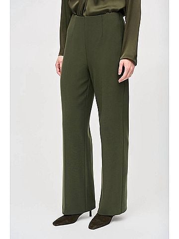 Joseph Ribkoff High Waist Pull On Wide-Leg Pants in Iguana (view 2)
