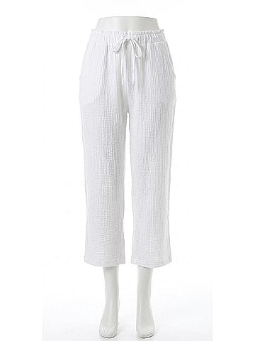 GiGi Moda Jesi Cotton Pants in White (view 1)