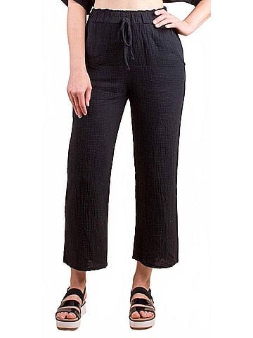 GiGi Moda Jesi Cotton Pants in Black (view 2)