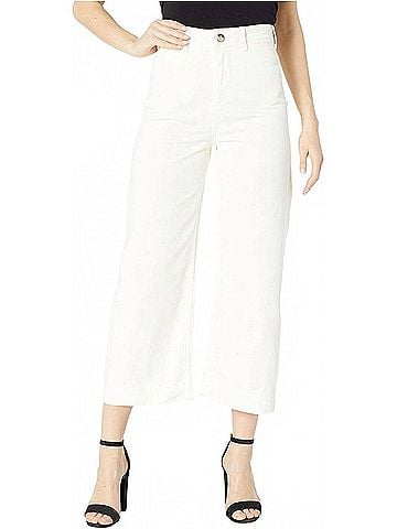 Free People Patti Crop Pants in Ivory (view 2)